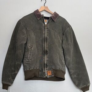 Carhartt Men's Olive Bomber Jacket